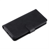 2-in-1 Split Leather Wallet for Samsung S20 Black