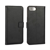 PU-læder Cover til iPhone 7/8 Plus - Black