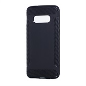 Fibre Brushed Cover for Samsung Galaxy S10e - Black