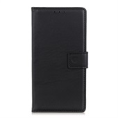 Leather Wallet for Samsung A20e Black