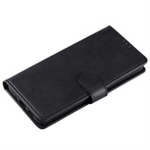 2-in-1 Split Leather Wallet for Samsung S20+ Black