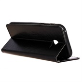 Wallet Leather Case for Samsung S10+ Black