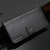 Crazy Horse PU Leather Wallet til Huawei Mate 10 Lite - Black