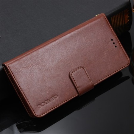 Crazy Horse PU Leather Wallet Mate 10 Pro Brun