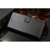 Crazy Horse PU Leather Wallet Mate 10 Pro Brun