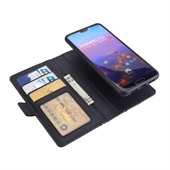 Book Style 2i1 Leather Wallet Huawei P20 Black