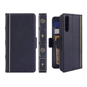 Book 2i1 Leather Wallet til Huawei P20 Pro Black