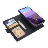 Book 2i1 Leather Wallet til Huawei P20 Pro Black