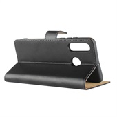 Leather Wallet til Huawei P30 Lite Black