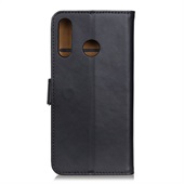 Leather Wallet for Huawei P40 Lite E Black