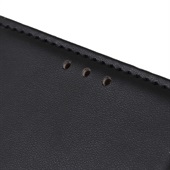 Leather Wallet for Huawei P40 Lite E Black