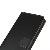 Leather Wallet for Huawei P40 Lite Black