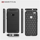 Fibre Brushed Cover til Huawei P10 Lite Black