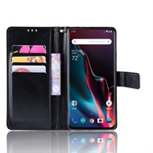 Horse Leather Wallet for OnePlus 7 Pro Black