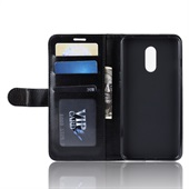 Crazy Horse Leather Wallet for OnePlus 7 Black