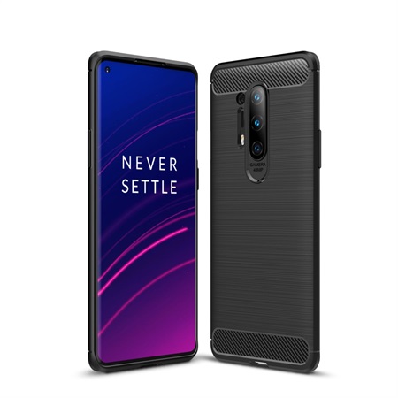 Carbon Fibre Brushed TPU Case for Oneplus 8 Pro