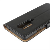 Leather Wallet for Oneplus 8 Pro Black