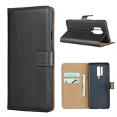 Leather Wallet for Oneplus 8 Pro Black