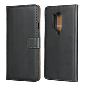 Leather Wallet for Oneplus 8 Pro - Black