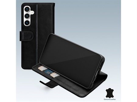 Mobilize Leather Wallet Samsung S23 FE Black