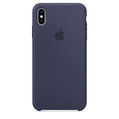 Silicone Case Midnight Blue til iPhone XS Max