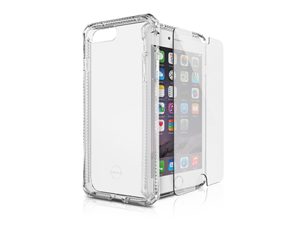 ITSKINS cover og beskyttelsesglas til iPhone 7/8, transparent
