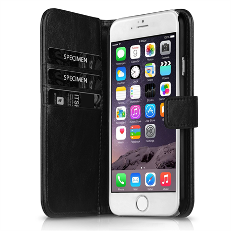 ITSKINS Book Cover til iPhone 6/6S Black