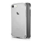 ITSKINS Gel Cover 2-pak til iPhone 7 - Transparent og Black