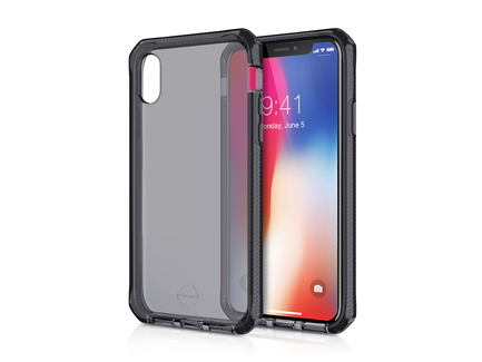 Itskins Supreme Gel Cover til iPhone X - Smoke