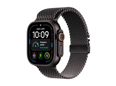 Apple Watch Ultra 4 Titanium Milanese Loop S