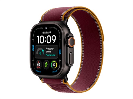 Apple Watch Ultra 4 Burgundy Trail Loop M/L