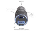 Car Charger Rapid+ 27W with Quick Charge, PD