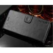 Crazy Horse PU Leather Wallet til Huawei P20 Pro - Black