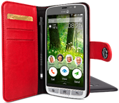 Doro Liberto 825 Wallet Case Red