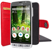 Doro Liberto 825 Wallet Case Red