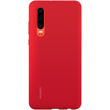 Huawei P30 Silicone Cover Bright Red