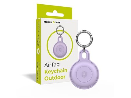 Mobile Origin AirTag Outdoor KeyChain purple