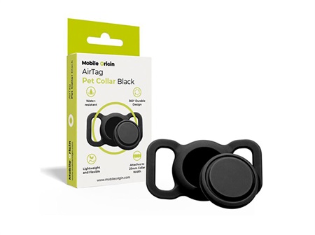 Mobile Origin AirTag Pet Collar black