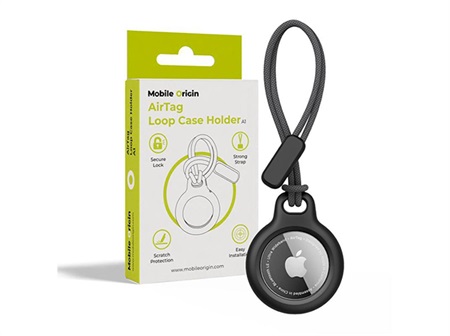 Mobile Origin Airtag Loop Case Holder A1 black