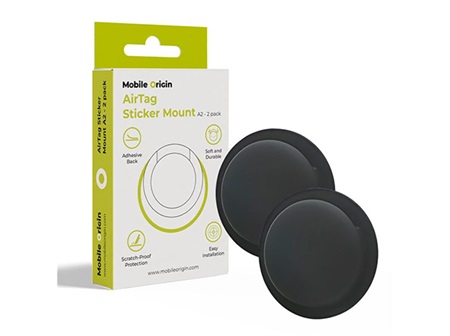 Origin Airtag Sticker Mount A2 - 2 pack, black