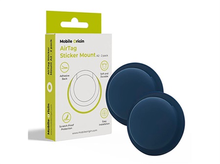 Origin Airtag Sticker Mount A2 - 2 pack, blue