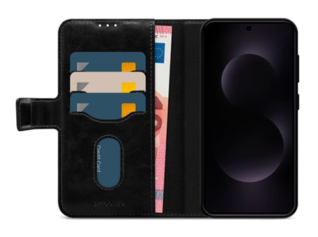 2in1 Magsafe Wallet Samsung S25 Edge Black