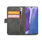 Classic Gelly Wallet Book Case Note 20 Black