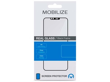Mobilize Glass Screen Protector - Black Frame - Samsung S22