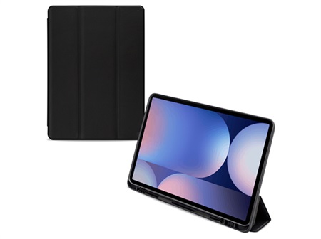 Solid Folio Case for Tab S9+/S9 FE+/S10+ Black