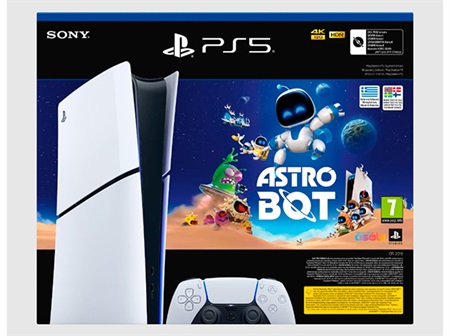 PS5 Slim Digital 1TB Astro Bot, White