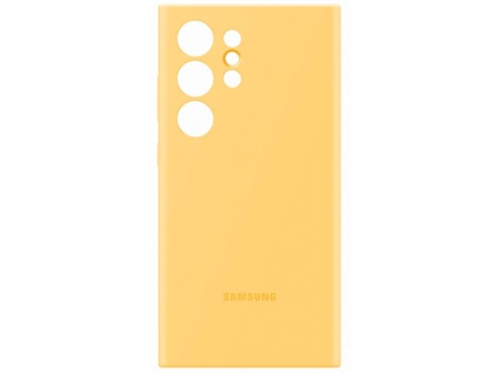 Samsung S24 Ultra Silicone Case - Yellow