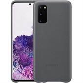 SAMSUNG S20 LEATHER COVER GREY
