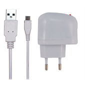 Sinox i-Media USB-oplader med MicroUSB 1.5 meter 2.1A