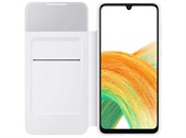 Samsung A33 S-View Wallet Cover White